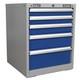 Sealey Cabinet Industrial 5 Drawer Storage System Quality Work Tools Api5655b