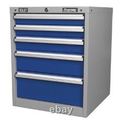Sealey Cabinet Industrial 5 Drawer Storage System Quality Work Tools API5655B