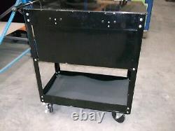 Sealey Heavy Duty Mobile Tool & Parts Trolley 4 Drawers & Lockable Top Black