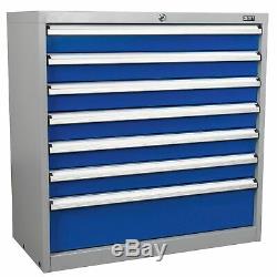 Sealey Industrial Garage Tool Storage/Storing Cabinet Unit 7 Drawer API9007