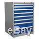 Sealey Industrial Garage/Workshop Storage Cabinet 8 Drawer Bearings API7238