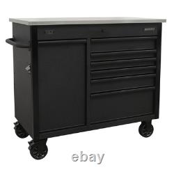 Sealey Mobile Tool Cabinet 1120mm with Power Tool Charging Drawer AP4206BE
