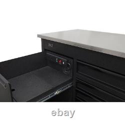 Sealey Mobile Tool Cabinet 1120mm with Power Tool Charging Drawer AP4206BE