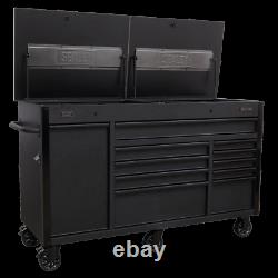Sealey Mobile Tool Cabinet 1600mm with Power Tool Charging Drawer AP6310BE