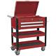 Sealey Mobile Tool/parts Lockable Storage Trolley 2 Tier + Drawers Choose Colour