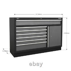 Sealey Modular 7 Drawer Floor Cabinet 1360mm superline-pro APMS64
