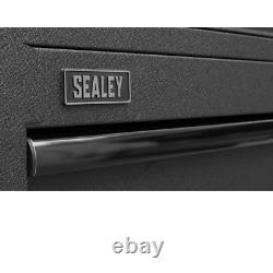 Sealey Soft Close 6 Drawer Tool Roller Cabinet Black
