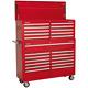 Sealey Superline Pro 23 Drawer Roller Cabinet And Tool Chest Red