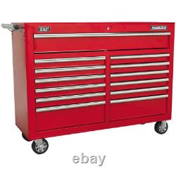 Sealey Superline Pro 23 Drawer Roller Cabinet and Tool Chest Red