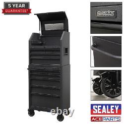 Sealey Tool Box Cabinet 9 Drawer Tool Chest Combination Power Bar