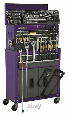 Sealey Tool Kit Storage Steel Rolling Drawers Garage Cabinet Workshop Cupboard