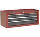 Sealey Tools Storage Drawer Garage Workshop Wheels Cabinets Metal Chest Box Red