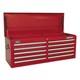 Sealey Topchest 10 Drawer With Ball Bearing Runners Red Part No. Ap5210t