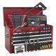 Sealey Topchest 6 Drawer With Ball Bearing Slides Red/grey & 98pc Tool Kit
