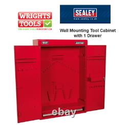 Sealey Wall Mounting Tool Cabinet with 1 Drawer APW615