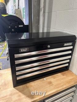 Sealey superline pro 5 Drawer top tool box With two keys In black
