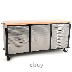 Seville Classics Rolling Workbench Heavy Duty Ultra Cabinet Commercial Quality