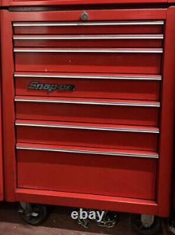 Snap-On KRA2007 7 Drawer Tool Storage Roll Cab Chest Box Red 26 Inch