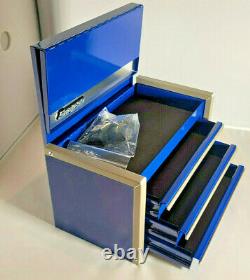 Snap-On Midnight Blue Miniature Mini Upper Top Tool Box Drawers Small Cabinet