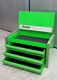 Snap-on New Green Mini Upper Top Tool Box Drawers Base Cabinet Chrome Trim Micro