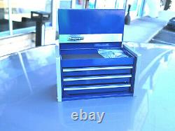 Snap-On New MIdnight Blue Miniature Upper Top Tool Box Base Cabinet Mini LOGO