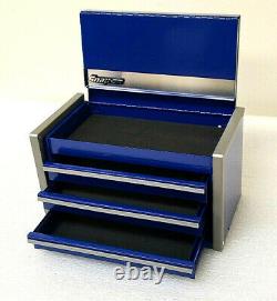 Snap-On New Royal Blue Miniature Mini Upper Top Tool Box Drawers Small Cabinet