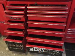 Snap On Tool Box 13 Drawer Roll Cabinet 40 Red