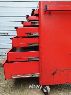 Snap-on KRA380 26 7 Drawer Roll Cab Tool Cabinet Chest Box + Side Shelf