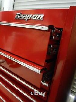 Snap-on KRL722 Rolling Cabinet Double Bank 11 Drawers Red Tool Chest KRL722BPBO