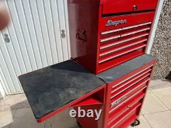 Snap-on Red Metal Tool Cabinet 11 Drawer Wheeled KRA-80 F KRA412B