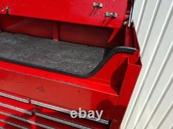 Snap-on Red Metal Tool Cabinet 11 Drawer Wheeled KRA-80 F KRA412B