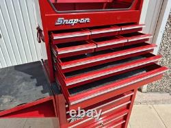 Snap-on Red Metal Tool Cabinet 11 Drawer Wheeled KRA-80 F KRA412B