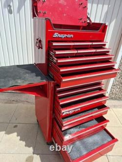 Snap-on Red Metal Tool Cabinet 11 Drawer Wheeled KRA-80 F KRA412B