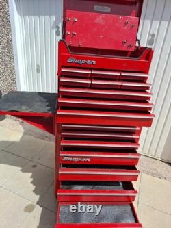 Snap-on Red Metal Tool Cabinet 11 Drawer Wheeled KRA-80 F KRA412B