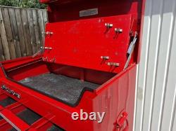 Snap-on Red Metal Tool Cabinet 11 Drawer Wheeled KRA-80 F KRA412B