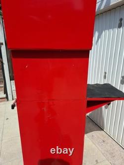 Snap-on Red Metal Tool Cabinet 11 Drawer Wheeled KRA-80 F KRA412B