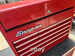 Snap-on Red Metal Tool Cabinet 11 Drawer Wheeled KRA-80 F KRA412B