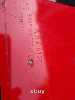 Snap-on Red Metal Tool Cabinet 11 Drawer Wheeled KRA-80 F KRA412B