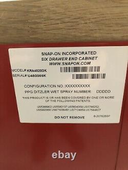 Snap on Tool Box Side Cabinet. Rare Model No. KRA4820DK. 5Drawer(withKey) Mint Cond