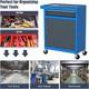 Stainless Steel Rolling Tool Cabinet, Drawer & Cabinet Trolley, Toolbox Workshop