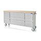 Stc7200b 72in Stainless Steel 15 Drawer Work Bench Tool Cabinet 10-8-22 11