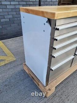 Stc7200b 72in Stainless Steel 15 Drawer Work Bench Tool Cabinet 14-10-22 3