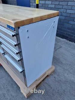 Stc7200b 72in Stainless Steel 15 Drawer Work Bench Tool Cabinet 22-6-22 1