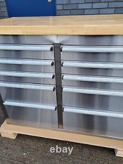 Stc7200b 72in Stainless Steel 15 Drawer Work Bench Tool Cabinet 24-10-22 4
