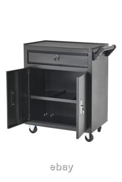 Steel Tool Cart Equipment Storage Trolley Drawers Cabinet Wheels Garage Workshop