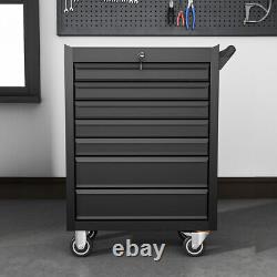 Steel Tool Chest Roller Cabinet Drawers Professional Box With Ball Bearing Slide