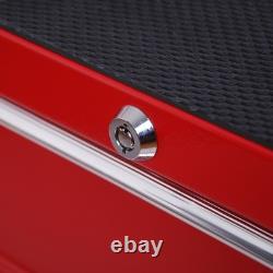 Steel Tool Trolley 5 Drawer Rolling Tool Chest Cabinet on Wheels Red