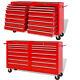 Steel Workshop Tool Trolley With 14 Drawers Lockable Durable Tool Cabinet Case