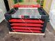 Tool Box Roller Cabinet Steel Red Deluxe Chest 4 Drawers Full Of Tools New
