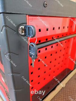 TOOL BOX ROLLER CABINET STEEL Red Deluxe CHEST 4 DRAWERS FULL OF TOOLS WIDMANN
